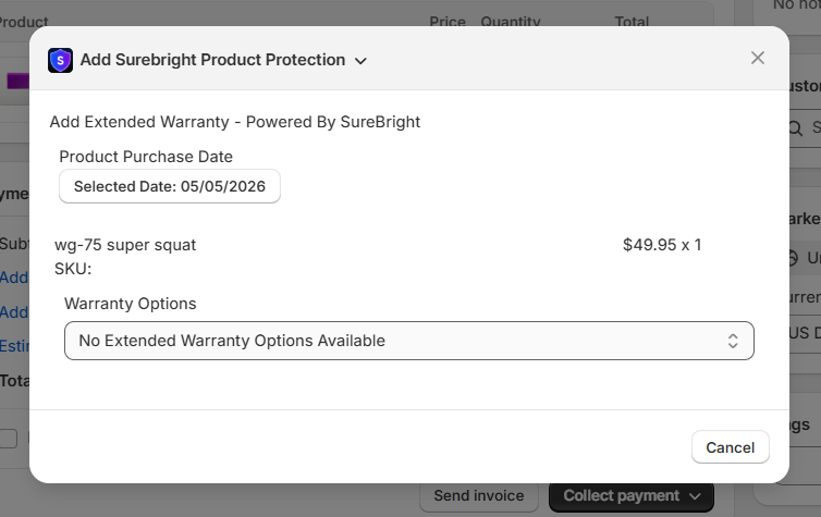No Warranty Options Available